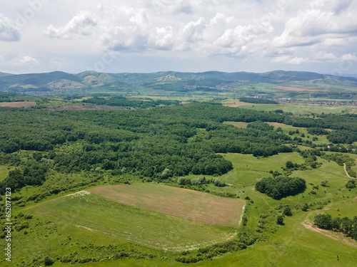 Aerial view of Vitosha Mountain, Bulgaria photo