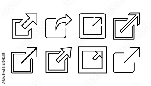 Free Download External link icon vector. hyperlink chain symbol. download, share, - GFXLoad