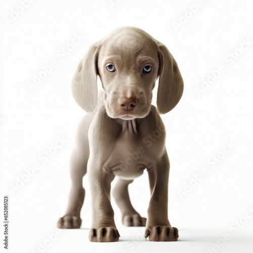 Weimaraner Puppy s Pure Delight  Cherished Moments  Generative AI