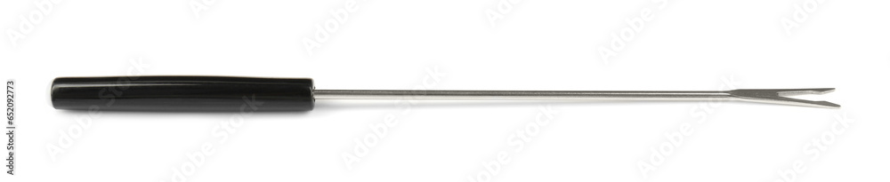 Fondue fork isolated on white. Kitchen equipment Fondue fork isolated on white. Kitchen equipment