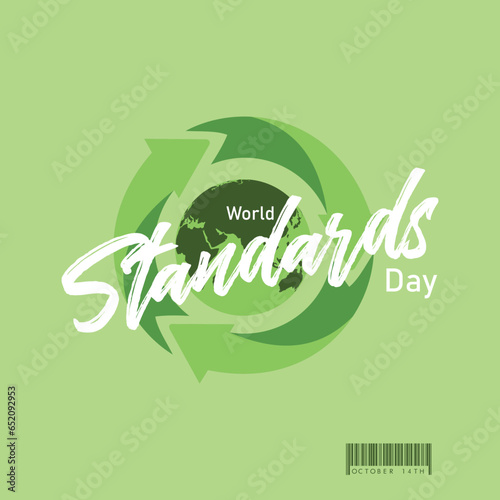 World Standards Day vector graphics.