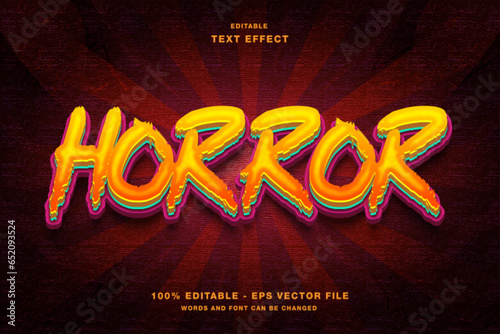 Horror Editable Text Effect