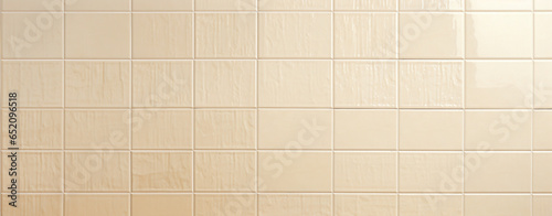 beige ceramic tiles, mosaic. interior bathroom. Generative Ai