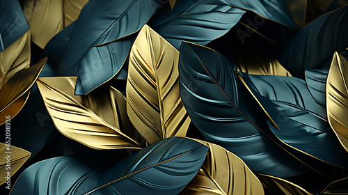 gold and black background HD 8K wallpaper Stock Photographic Image