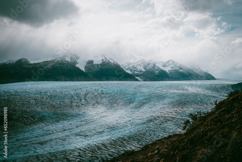 lake and mountains