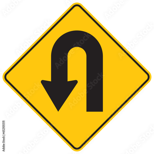 curva muy cerrada a la izquierda, icono, vector, símbolo, silueta, ilustración, señal de prevención, señal color amarillo, pictograma, rombo, preventivo, señales, imagen, indicar, norma, normatividad,