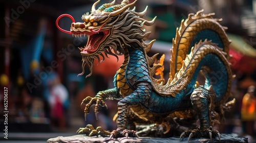 chinese mythology dragon rendered © grocery store design