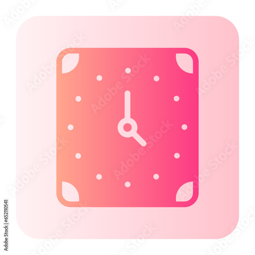 clock gradient icon