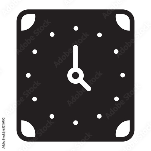 clock glyph icon