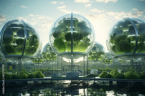 sphere in the park, Generative AI
