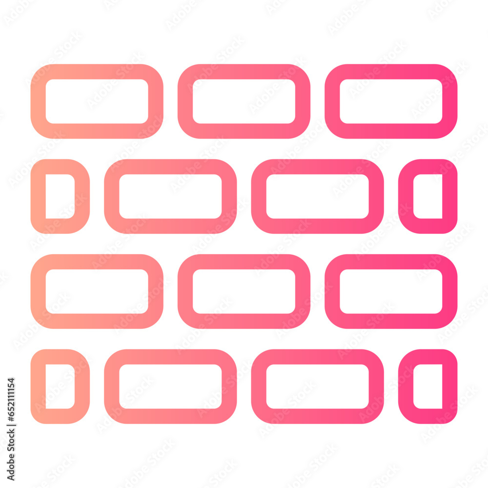 wall gradient icon wall gradient icon