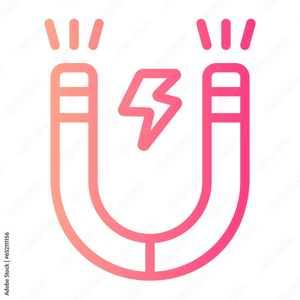 attraction gradient icon attraction gradient icon