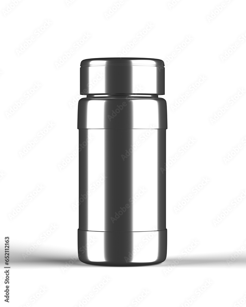 3d render of a metal can 3d render of a metal can