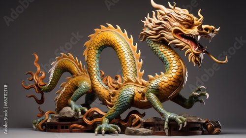 chinese dragon statue © grocery store design