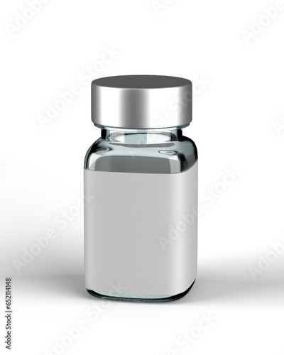 Jar bottle isolate on transparent background, PNG file