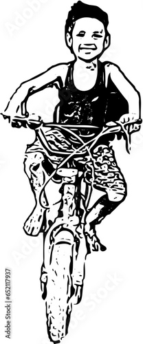 knight on a motorcycle
