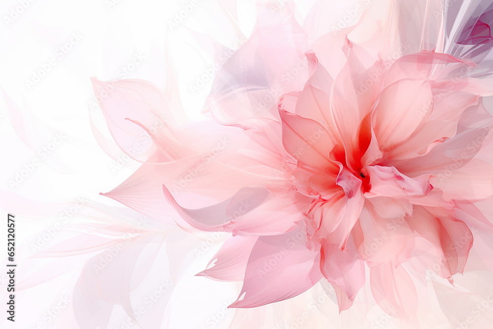 美しいピンクの花の花びら