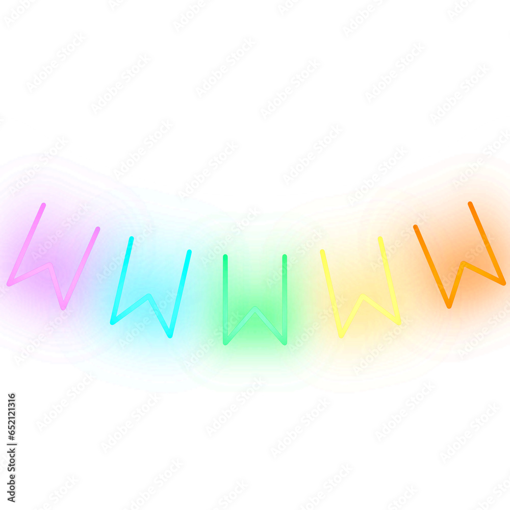 Neon buntings with transparent background. neon style sign. Neon buntings with transparent background. neon style sign.