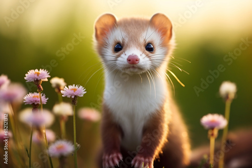 a cute ferret animal photo