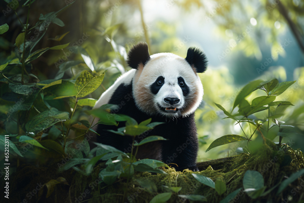 Obraz premium giant panda bear