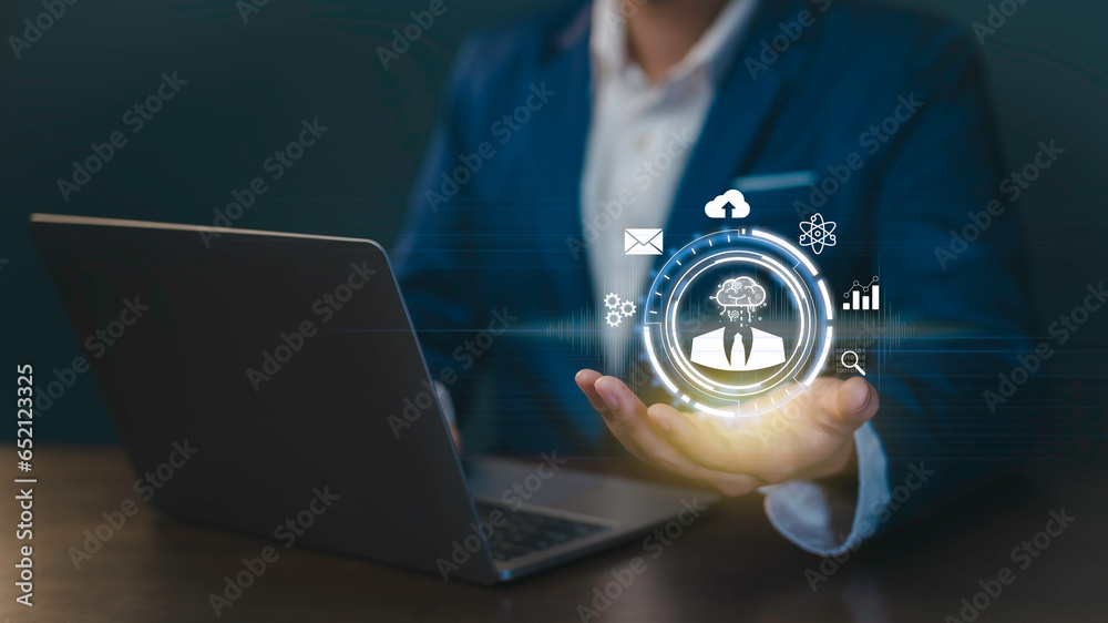 Human centric connection command and artificial intelligence (Ai), Analysis marketing in futuristic, technology for humanity, Marketing 6.0 for sme digital era on blockchain data.