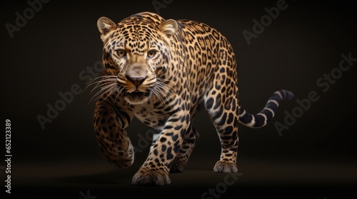 leopard in the dark