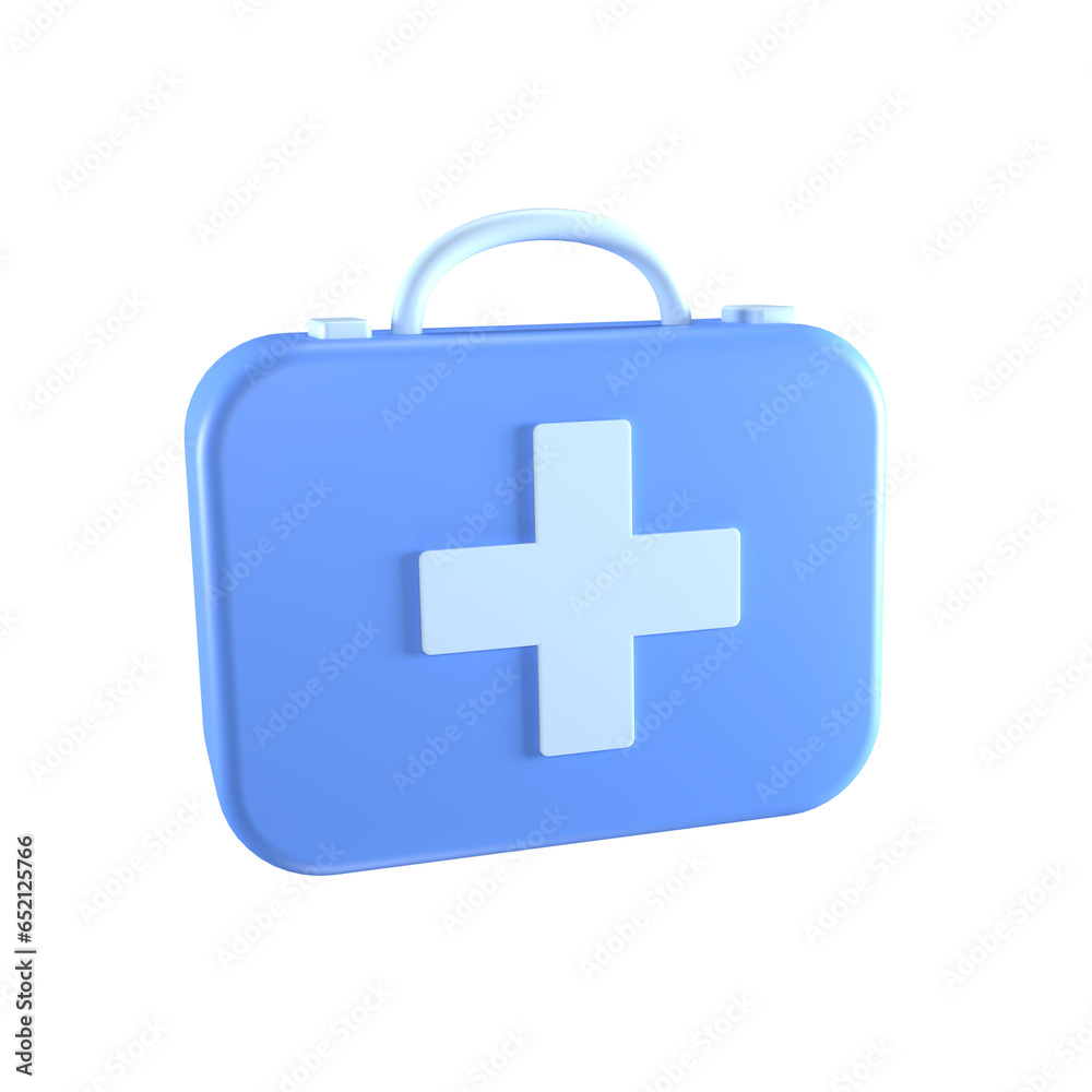 3d icon First Aid Kit, 3d illustration, 3d element, 3d rendering. 3d icon First Aid Kit, 3d illustration, 3d element, 3d rendering.