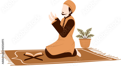 Muslim praying