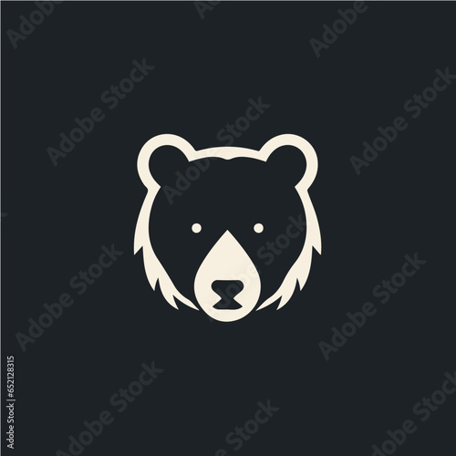 logo of bear, vector art