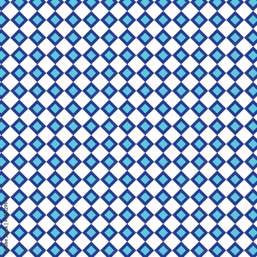 abstract geometric seamless blue pattern vector.