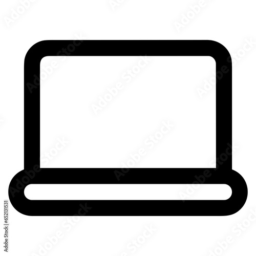 Computer technology icon symbol vector image. Illustration of the dekstop monitor display design image © Kirana