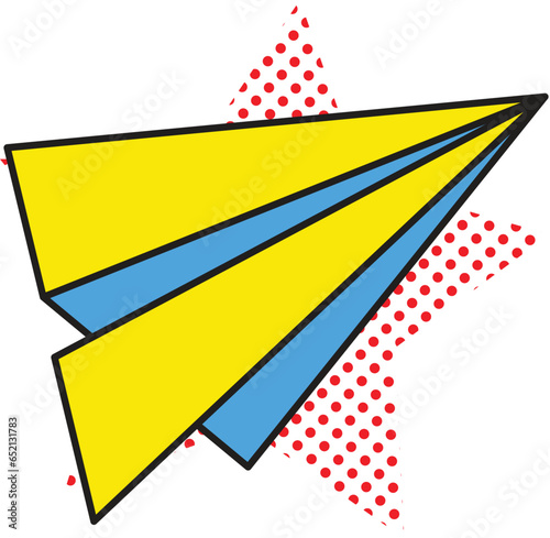 illustration of paper plane
