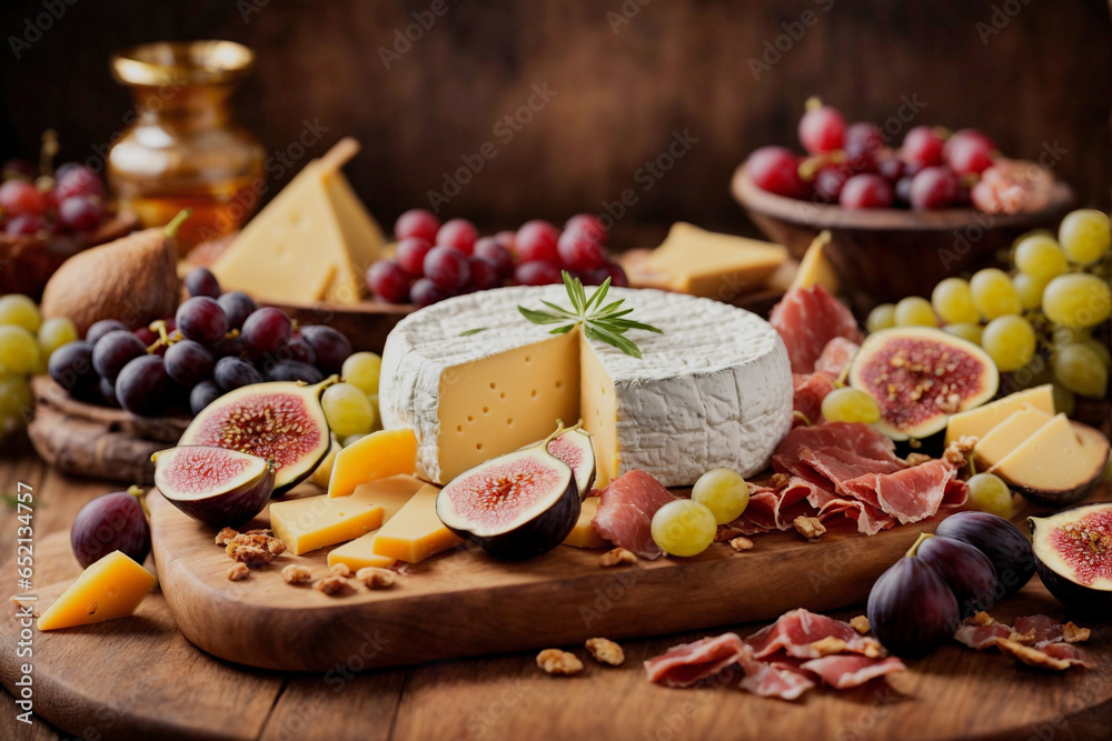 Cheese and fruit