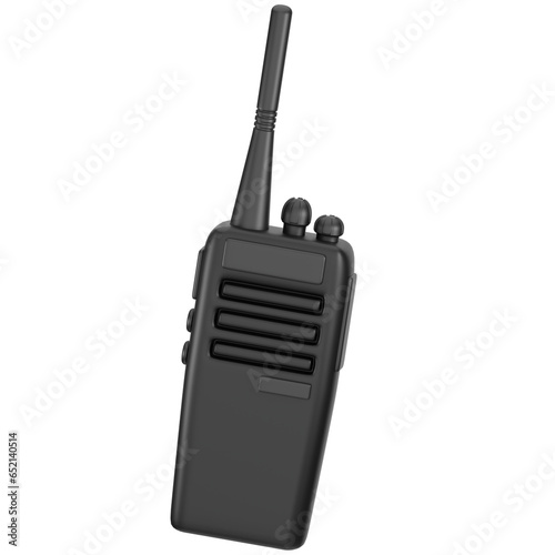 Photos 3d icon Walkie Talkie, 3d illustration, 3d element, 3d rendering.