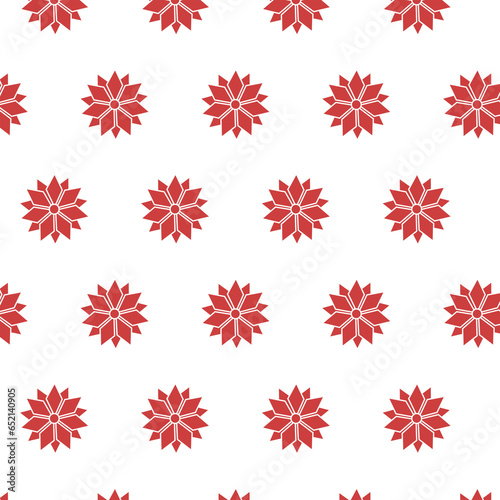 Digital png illustration of red flower pattern on transparent background © vectorfusionart