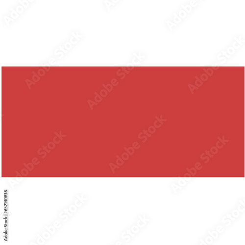 Digital png illustration of red shape with copy space on transparent background