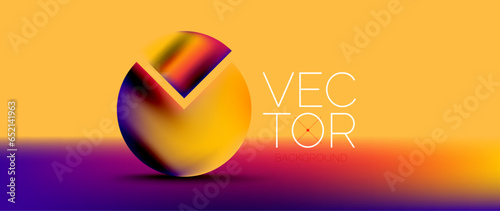 Podium background adorned with fluid gradient color geometric shapes. Eye-catching and modern design. The liquid gradients infuse element of fluidity and energy