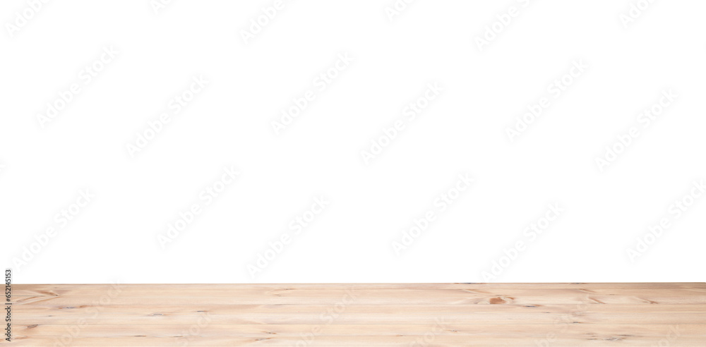 Digital png illustration of wood board with copy space on transparent background