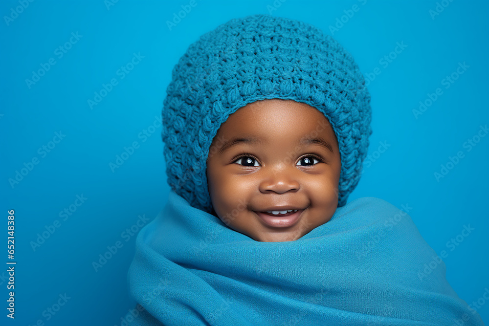 Studio portrait of cute little baby infant smiling on different colours background Studio portrait of cute little baby infant smiling on different colours background