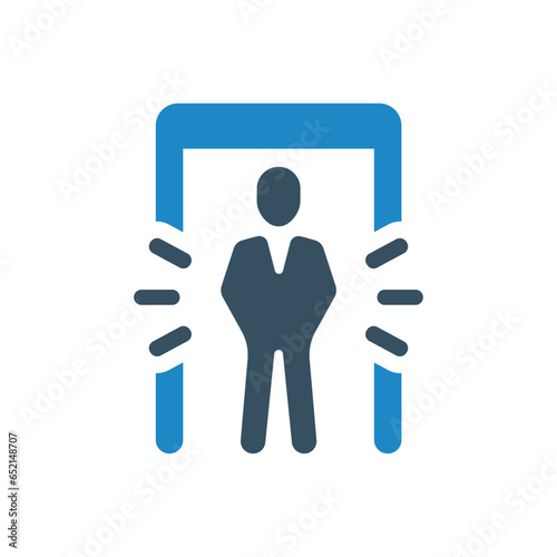 checkpoint icon vector illustration