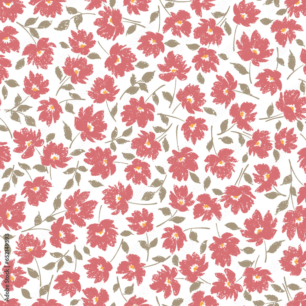 Cute floral pattern perfect for textile design,