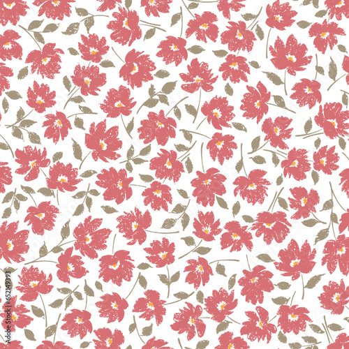 Cute floral pattern perfect for textile design 
