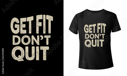 Fitness t shirt design, vector t shirt design, gym print ready t shirt (ID: 652150180)