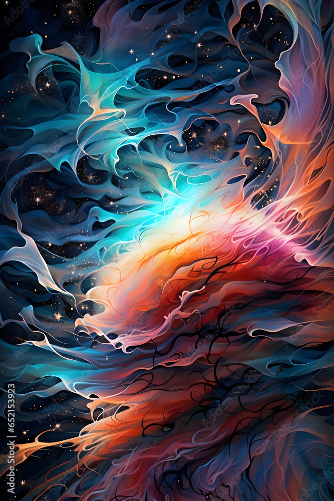 colorful nebula