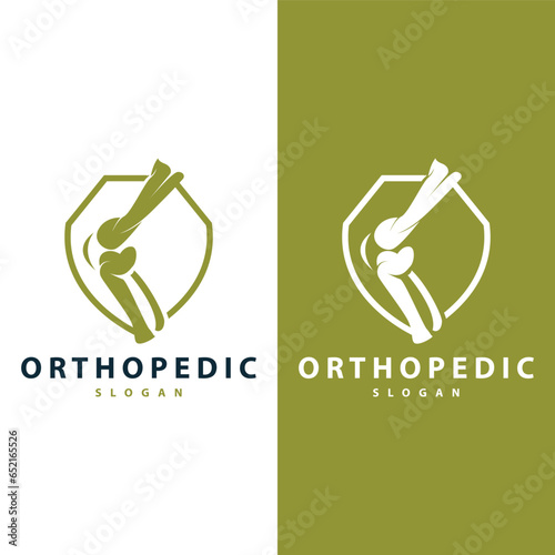 Minimalist Bone Health Logo Illustration Template Design