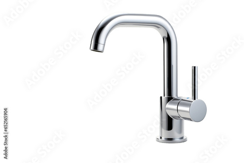 Kitchen Faucet Isolated on Transparent Background Generative AI