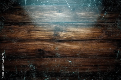 Wooden board texture coated with glass