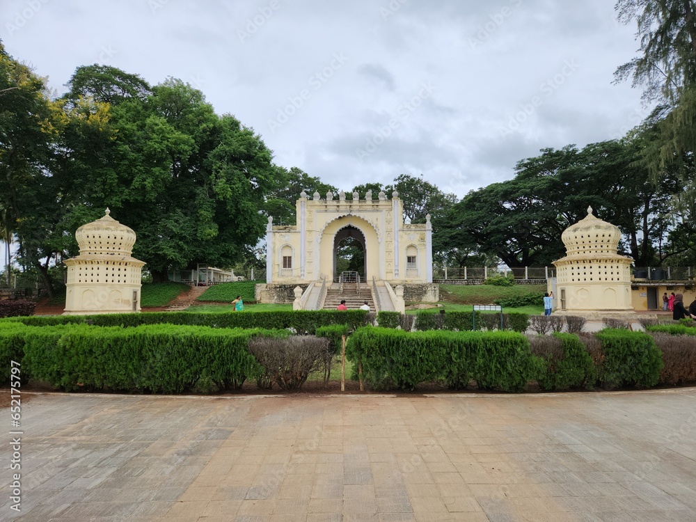 Srirangapatna , Karnataka India - July 26 2023: Tipu Sultan Summer Palace And Museum in Daria Daulat Bagh