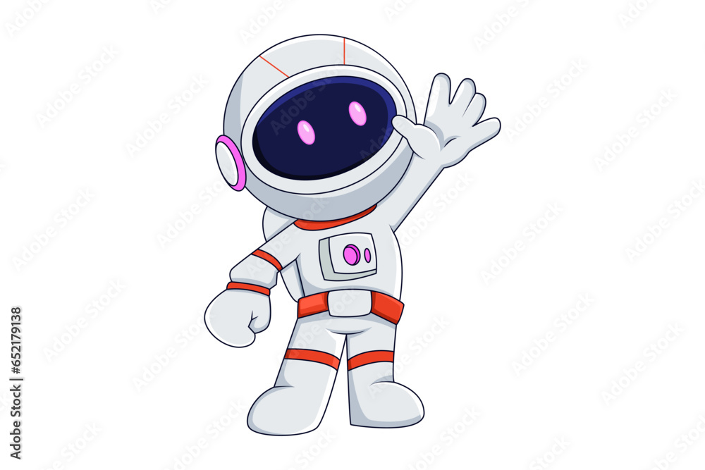 Little Astronaut Character Design Illustration
