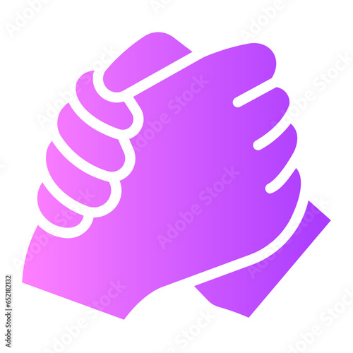 handshake Gradient icon